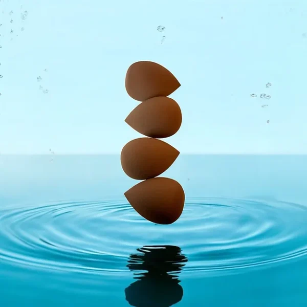 Make-Up Sponge -Brown Raindrop - Image 2